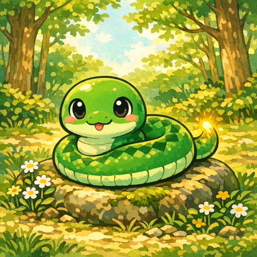 にょろんのまほうのしっぽ 1ページ目