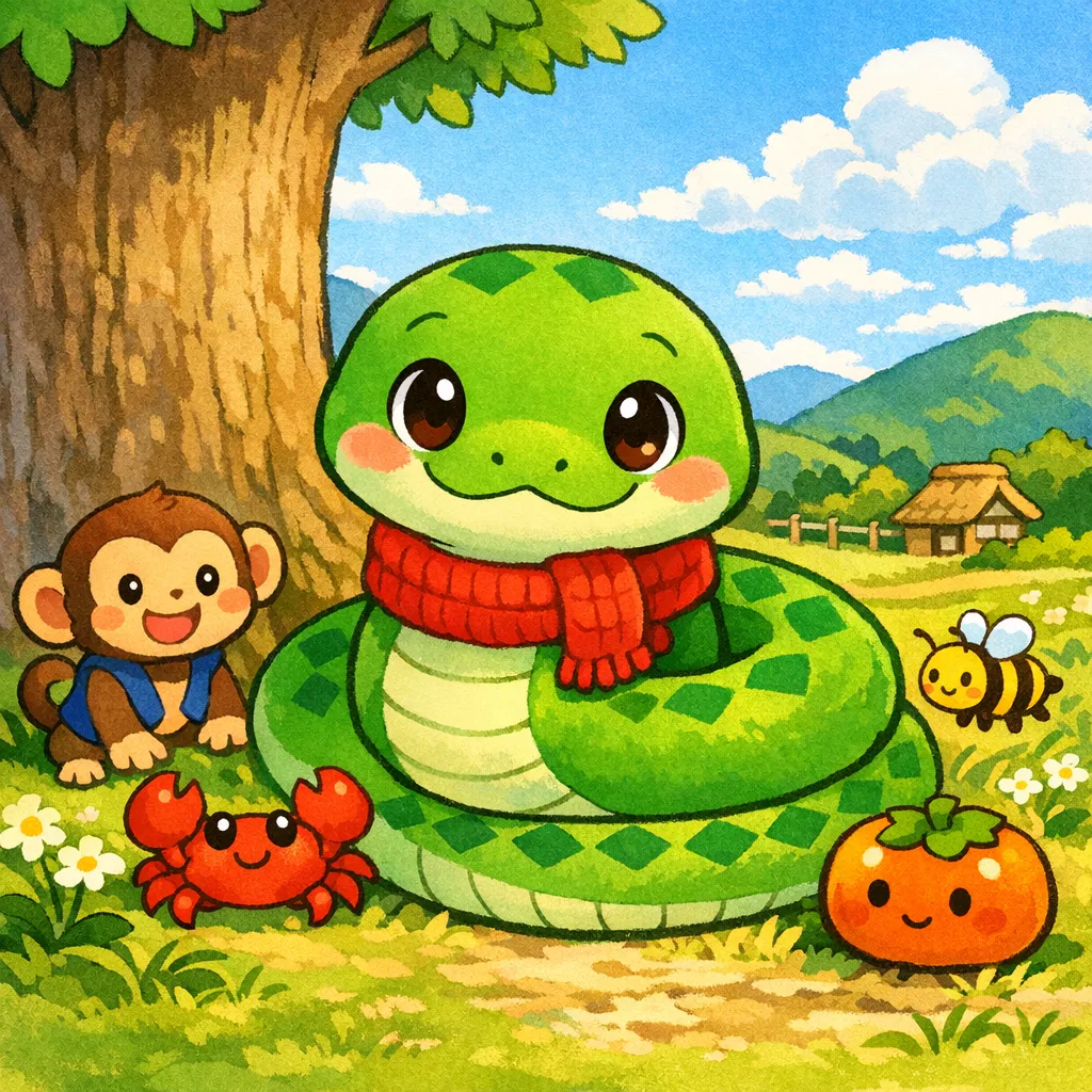 へびのへいちゃんと くりのき 1ページ目
