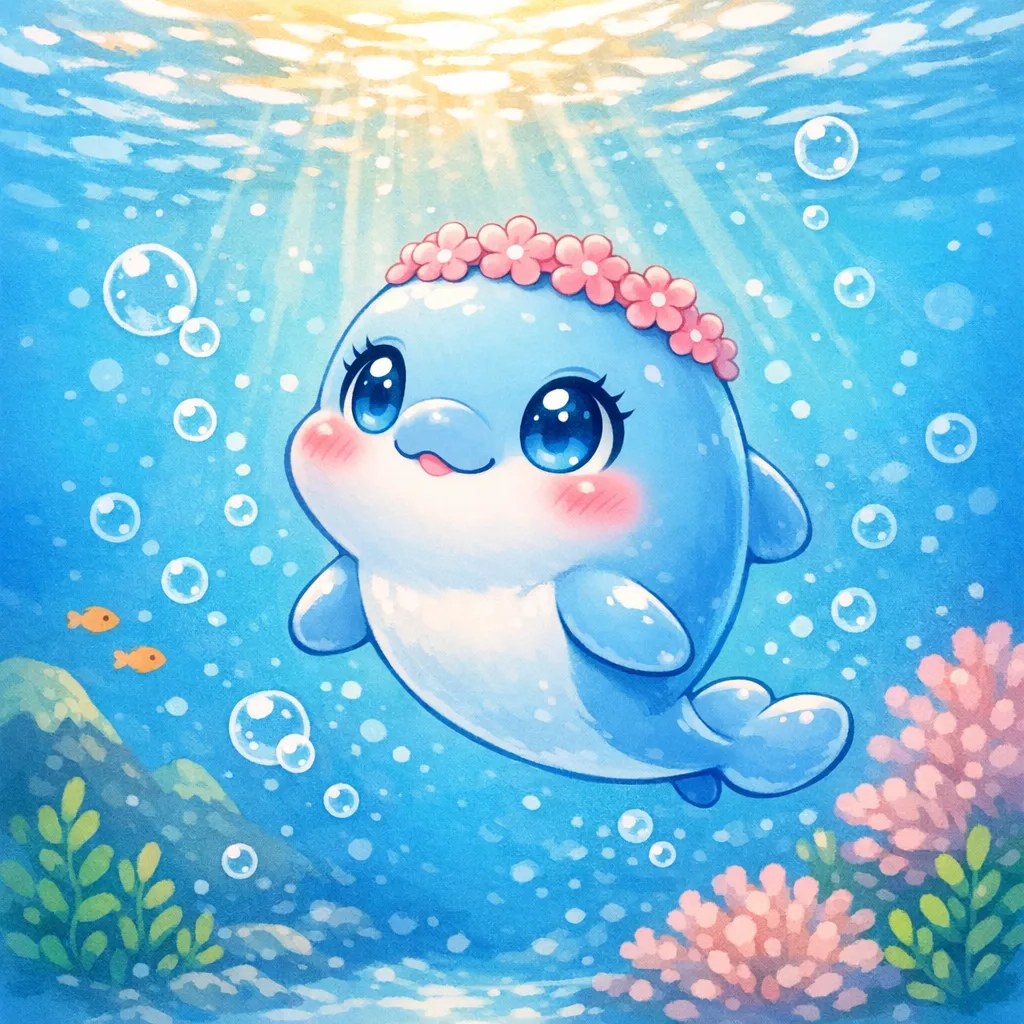 いるかちゃんのおよめいり 1ページ目
