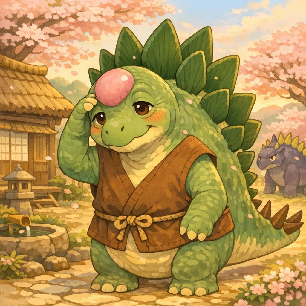 こぶとり きょうりゅうの おじいさんの表紙