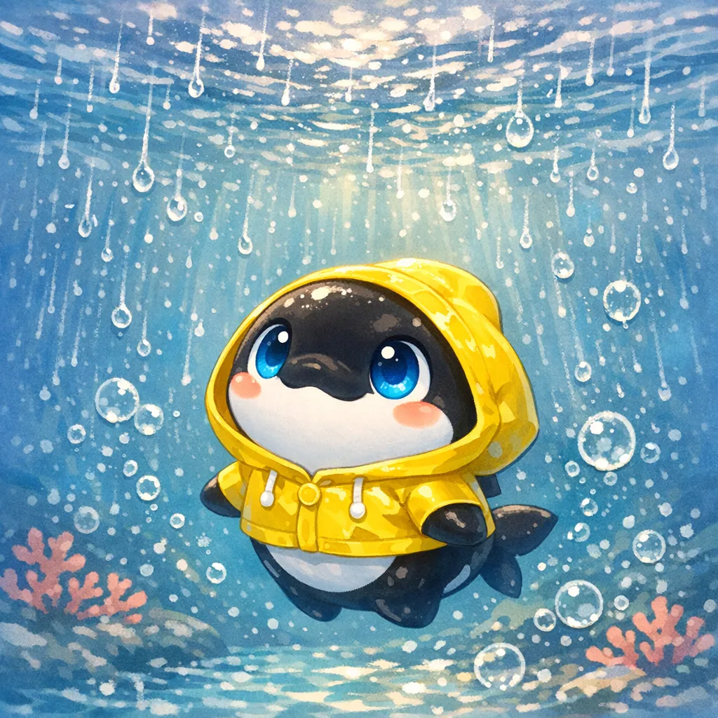 しゃちくんの あめのうた 1ページ目