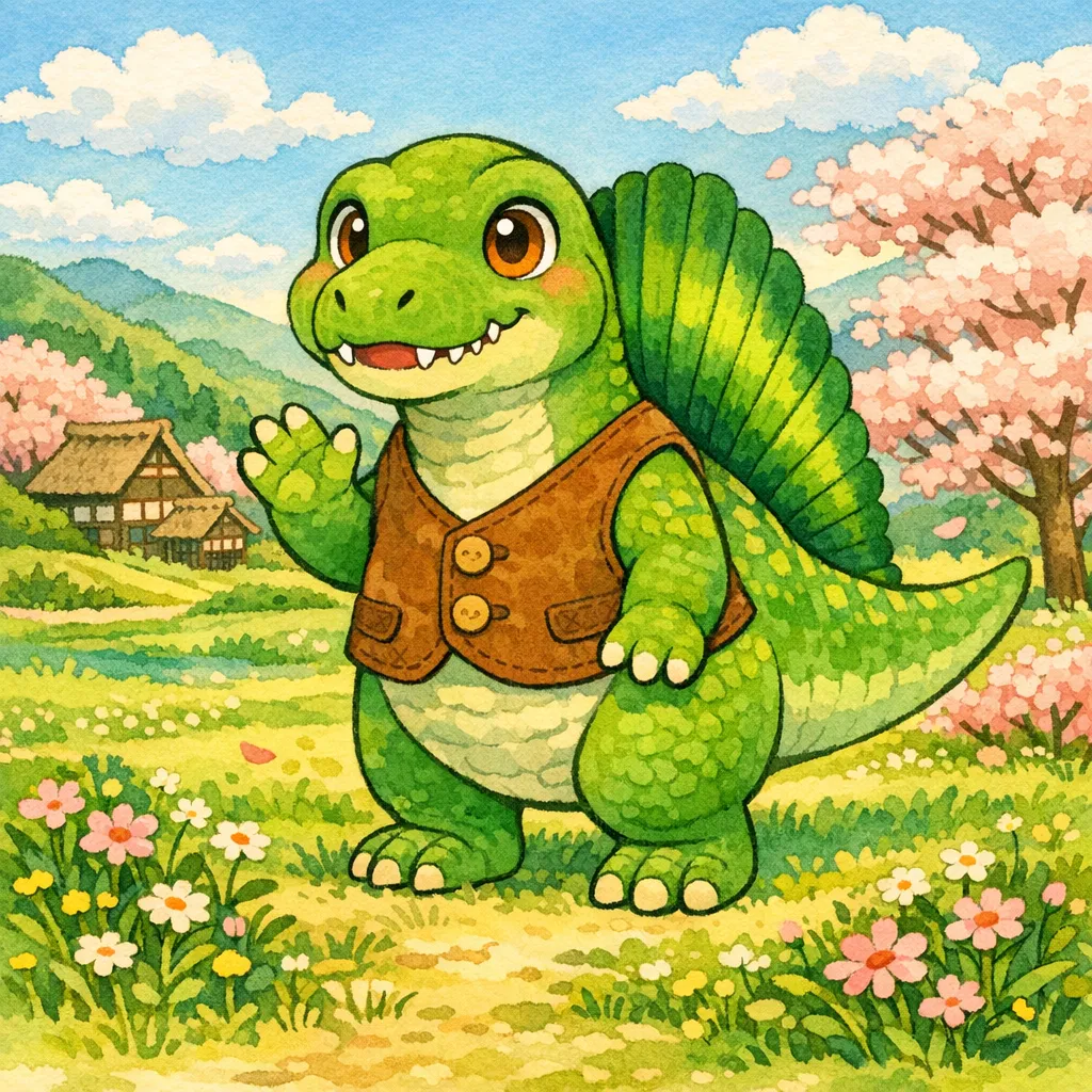 きょうりゅうのおはなしめいたん 1ページ目