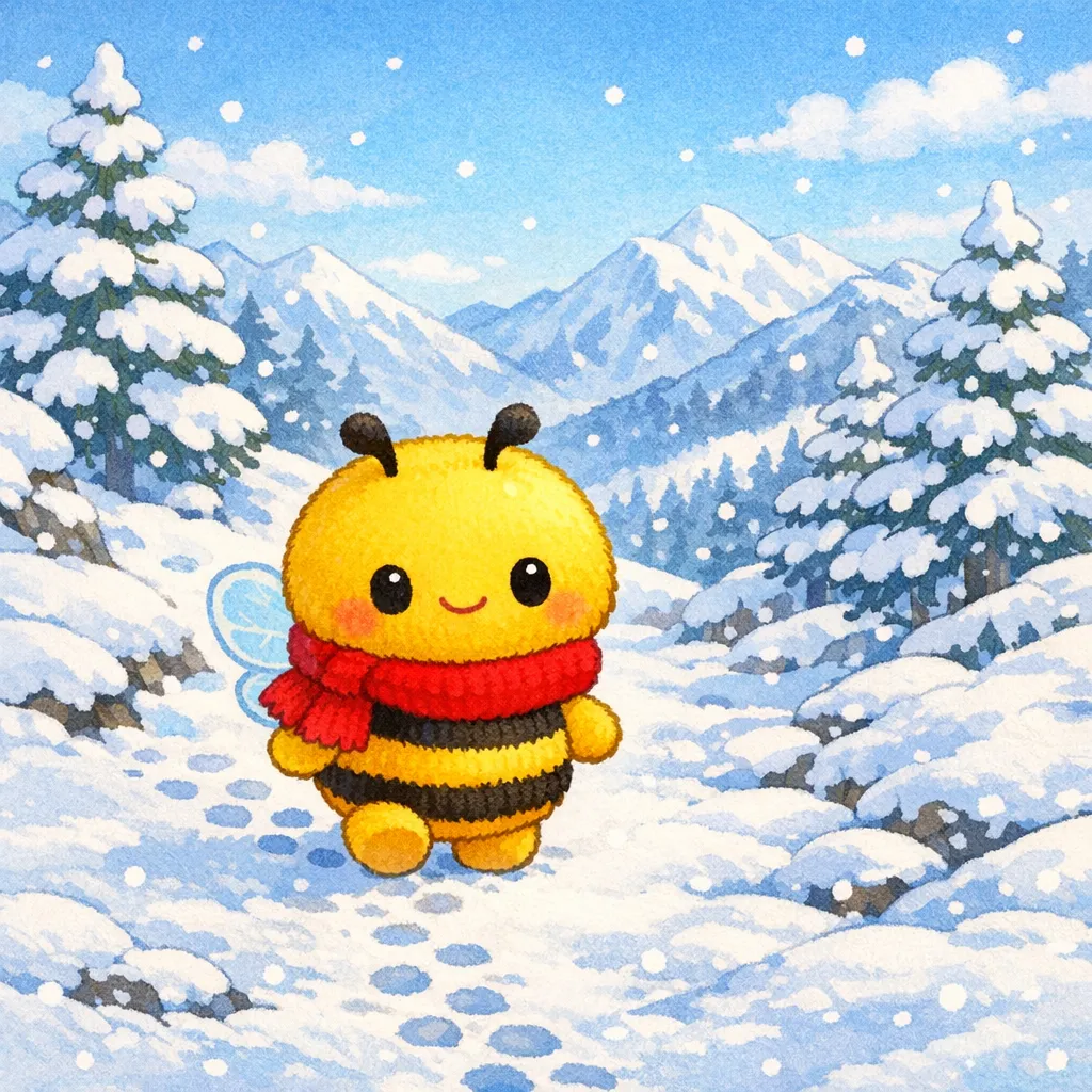 ゆきのおんなのこと はちくん 1ページ目