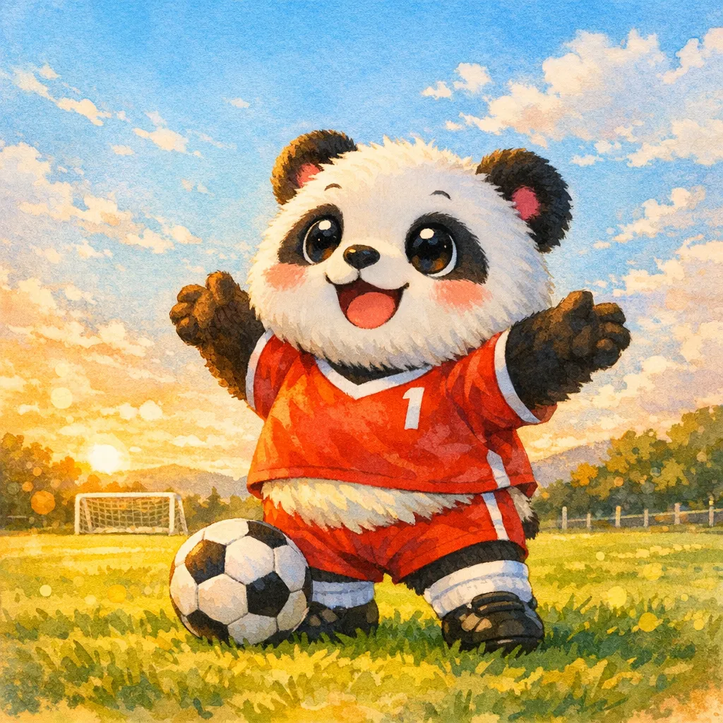 パンダのポポ、せかいへとびだせ！ 1ページ目