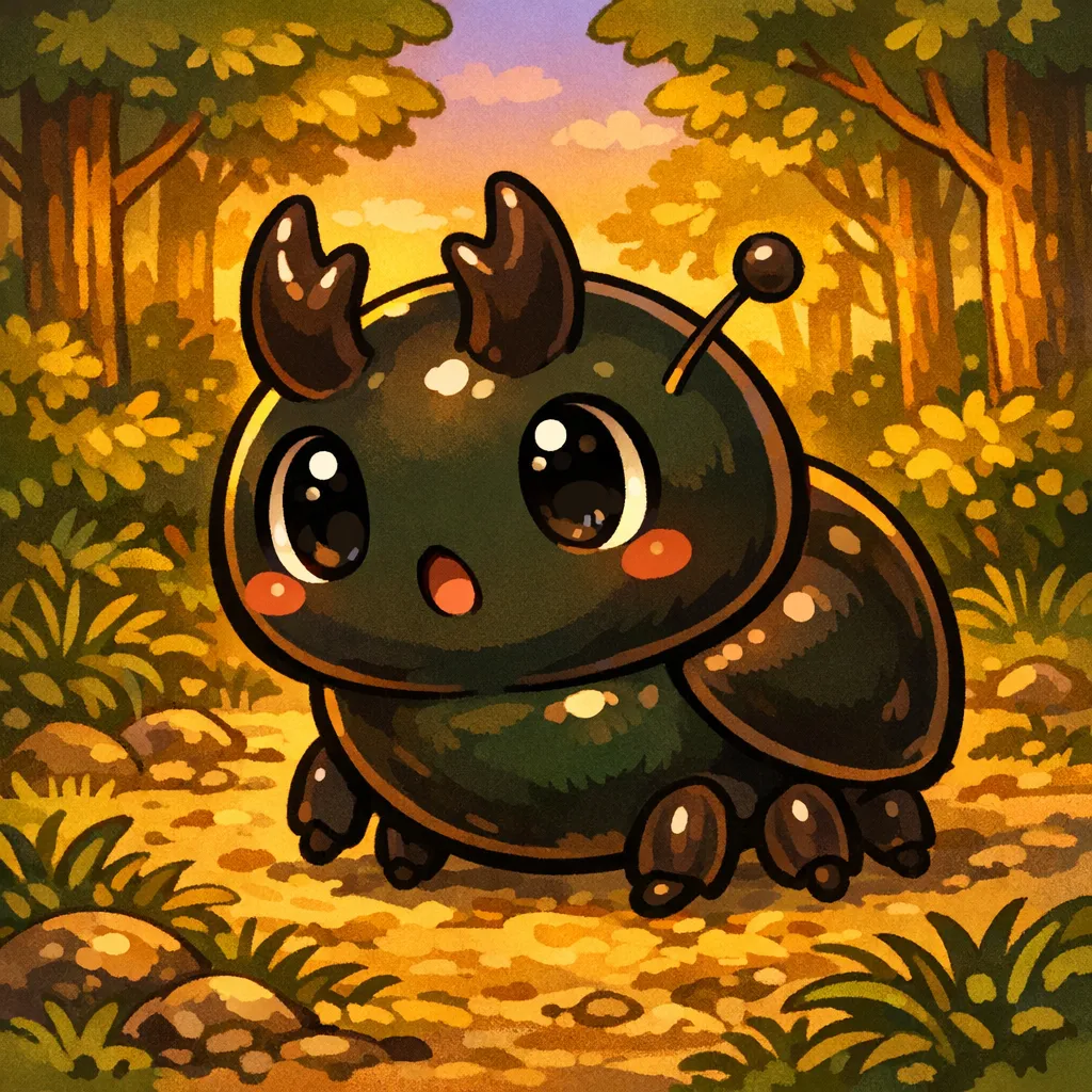 くわがたくんの おどりのよる 1ページ目