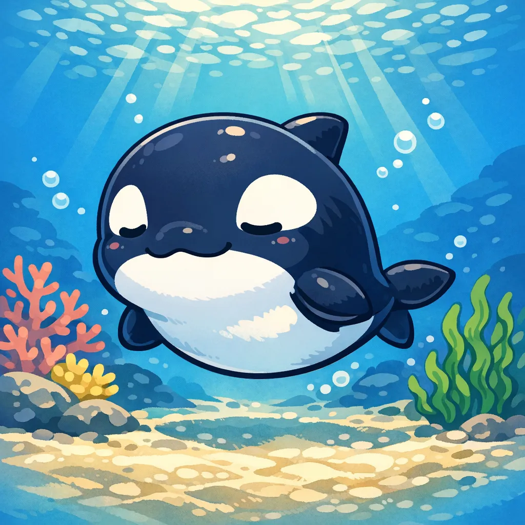 しゃちのしろちゃんと ふしぎなこうかん 1ページ目