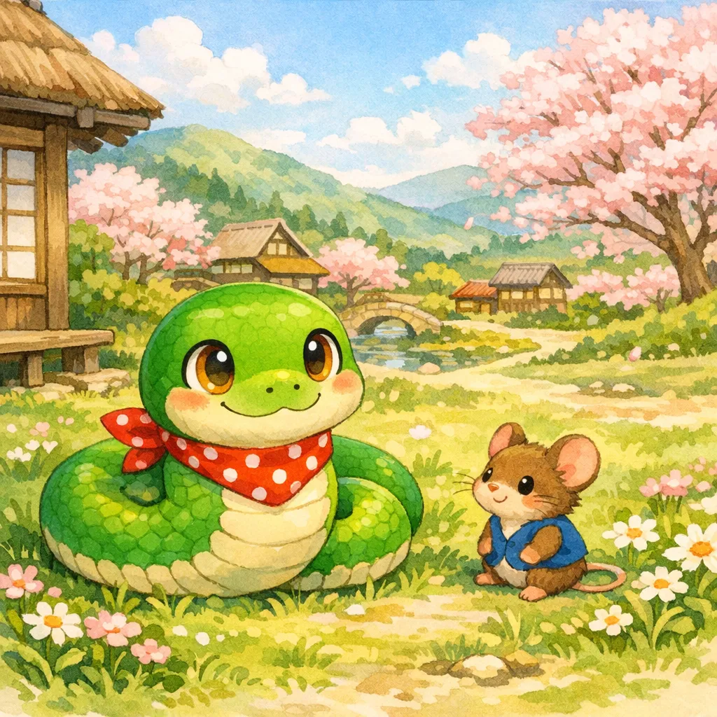 のびのび へびの のびたくん 1ページ目