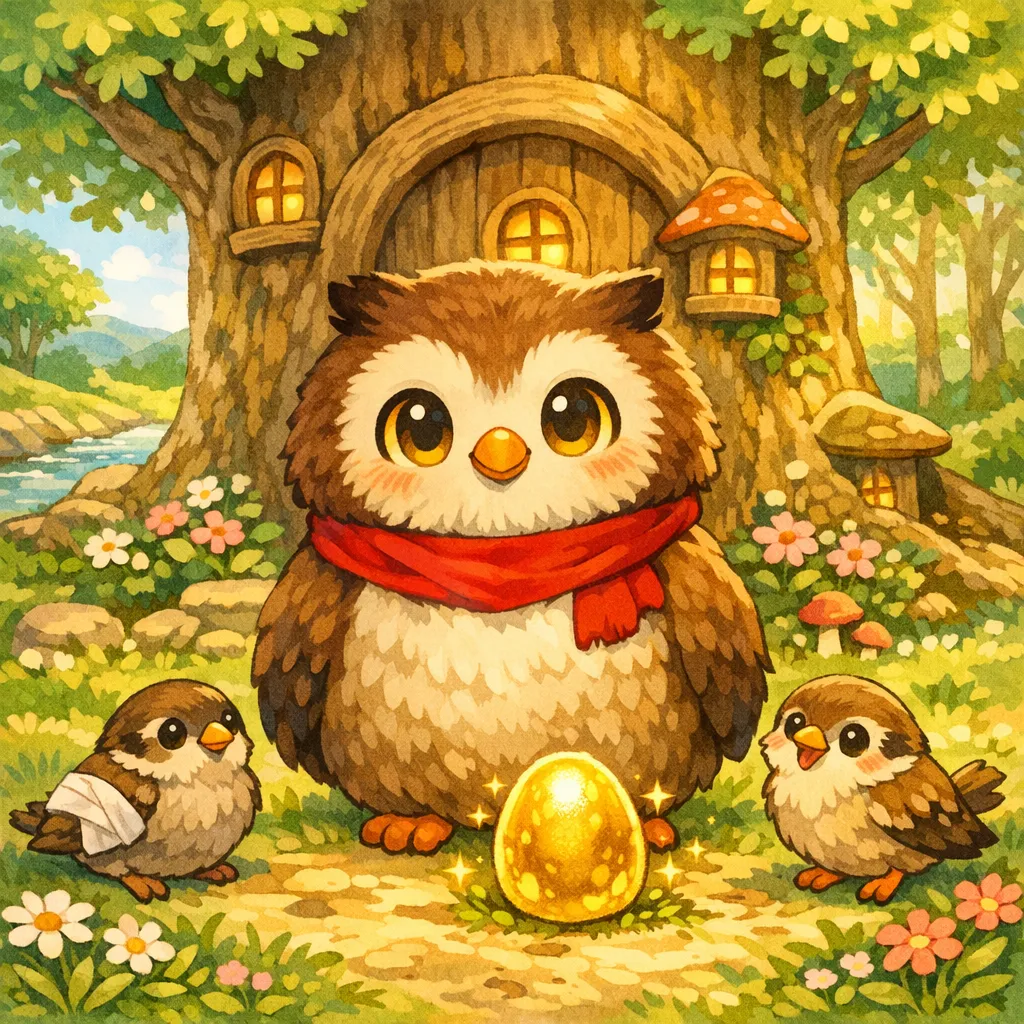 やさしい ふくろうの おはなしの表紙