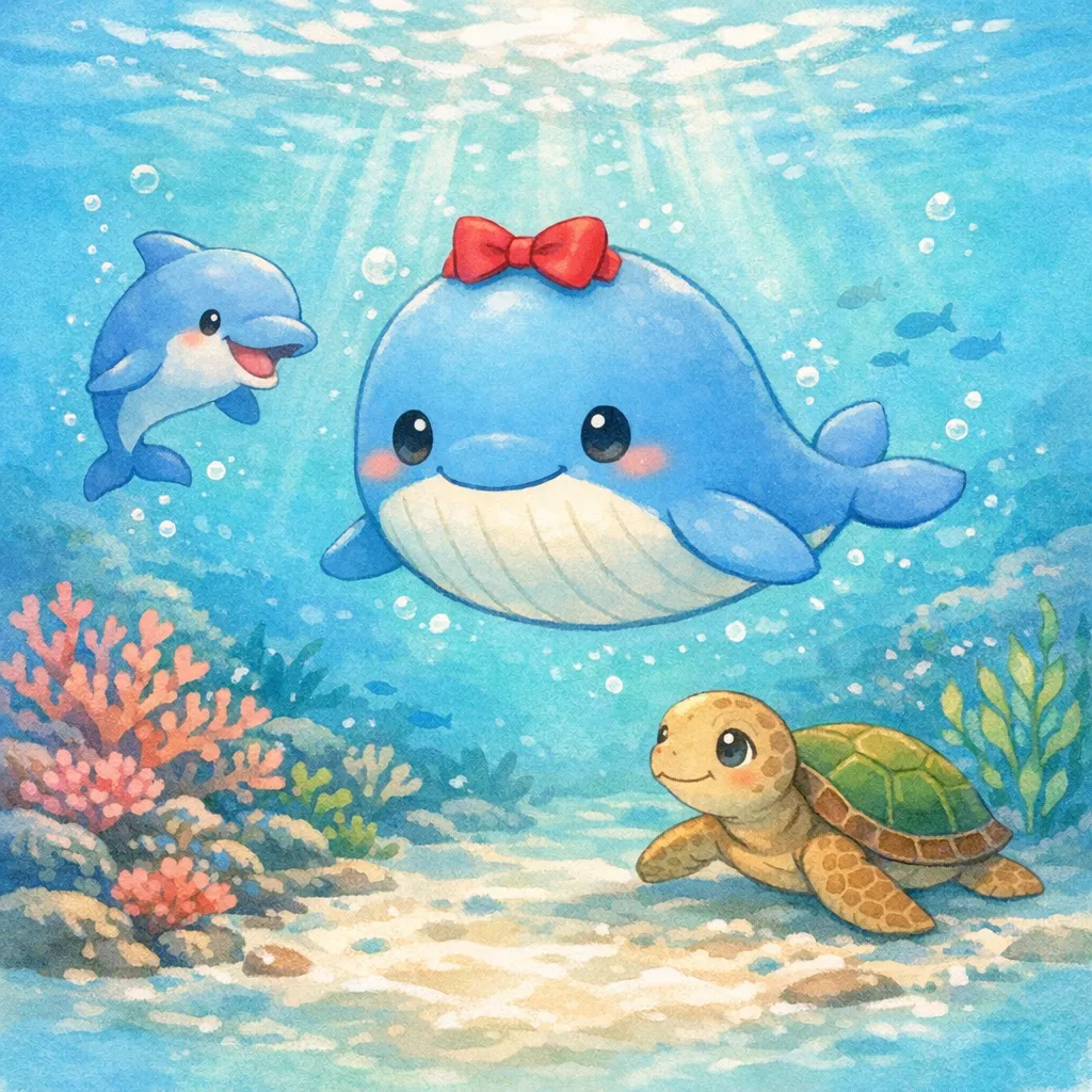 くじらのうみちゃんとまほうのしんじゅの表紙